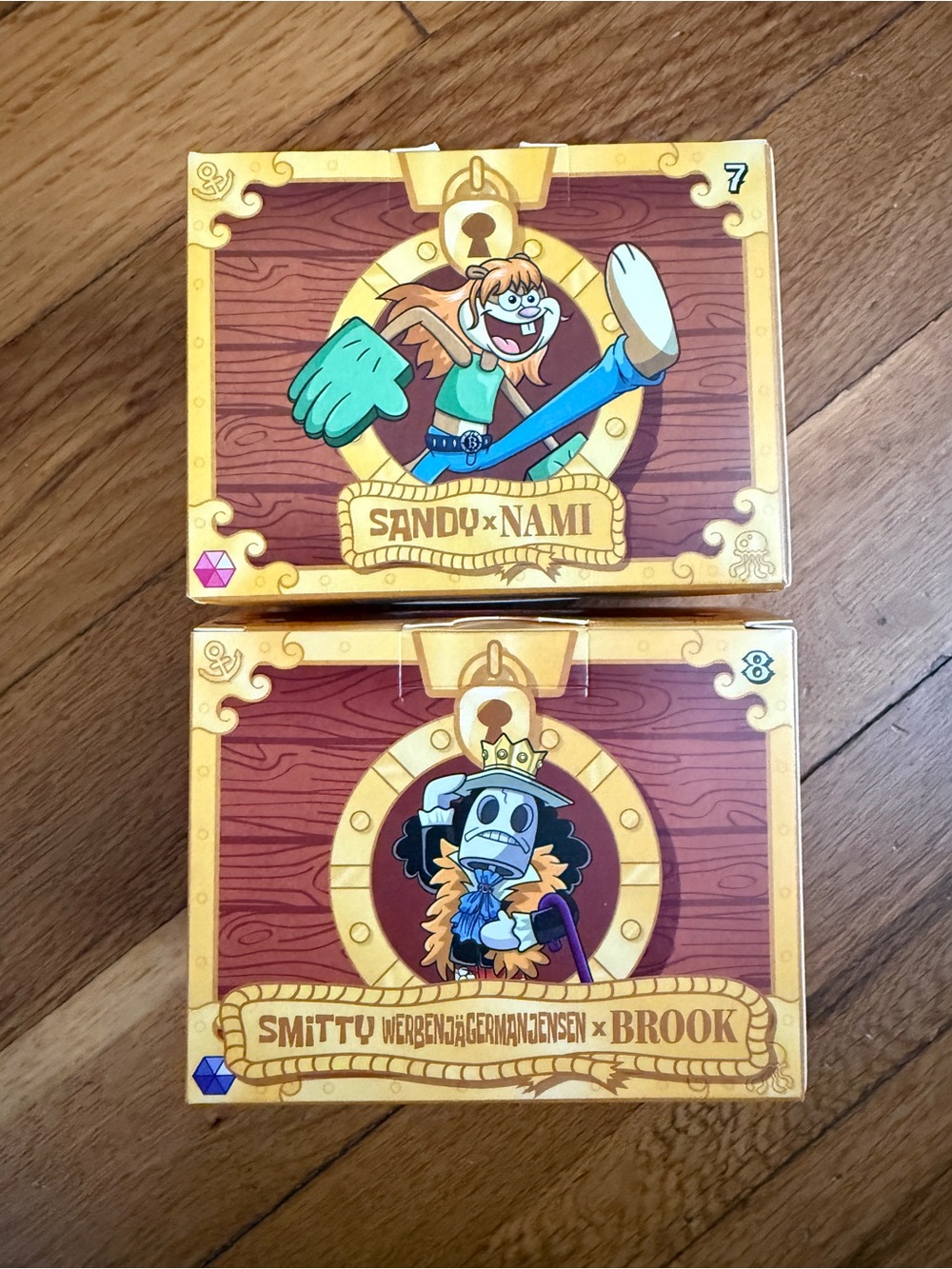 2026 McDonald's Happy Meal SpongeBob x One Piece 7 & 8 Sandy Nani & Smitty Brook